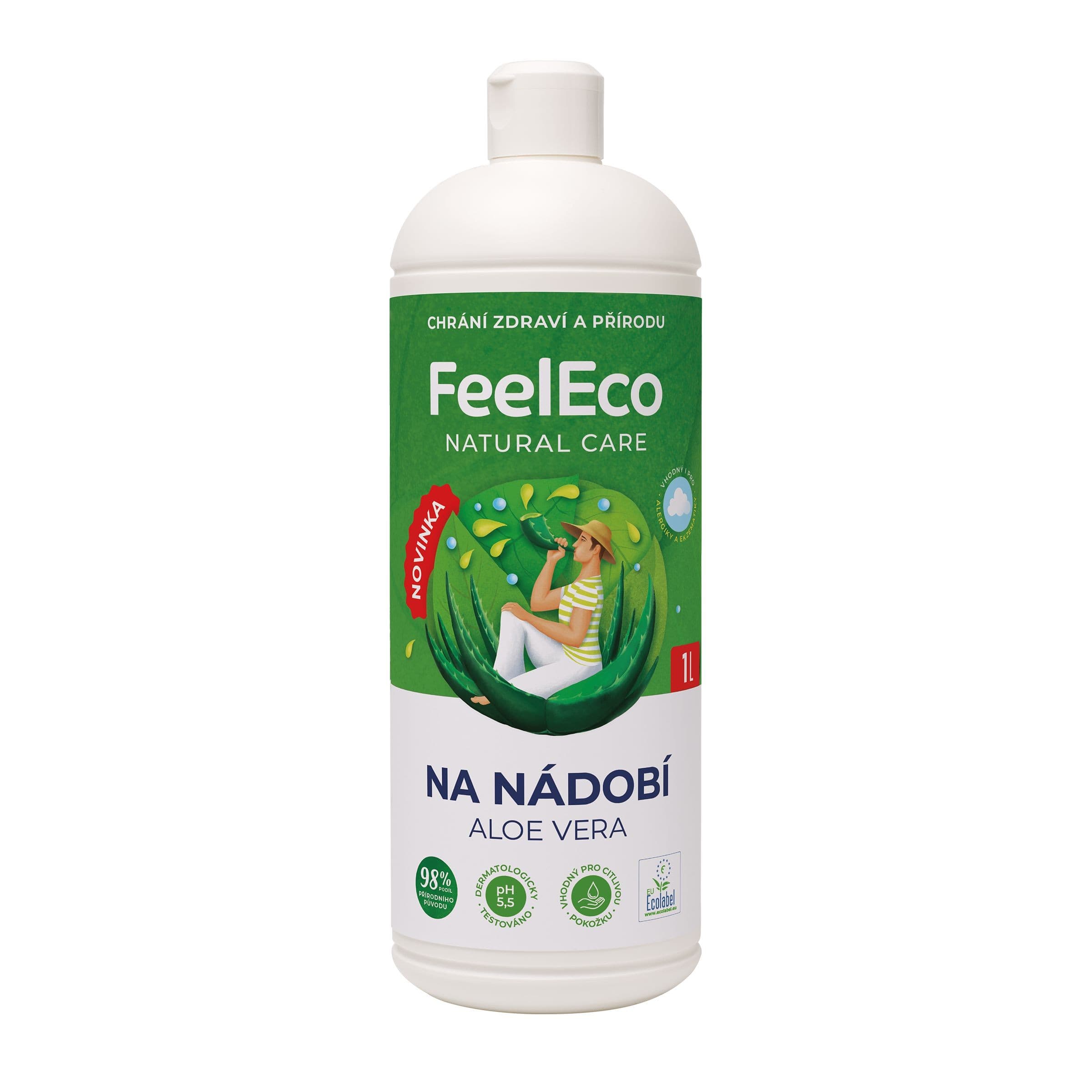 FeelEco Prostředek na mytí nádobí s vůní aloe vera 1000 ml