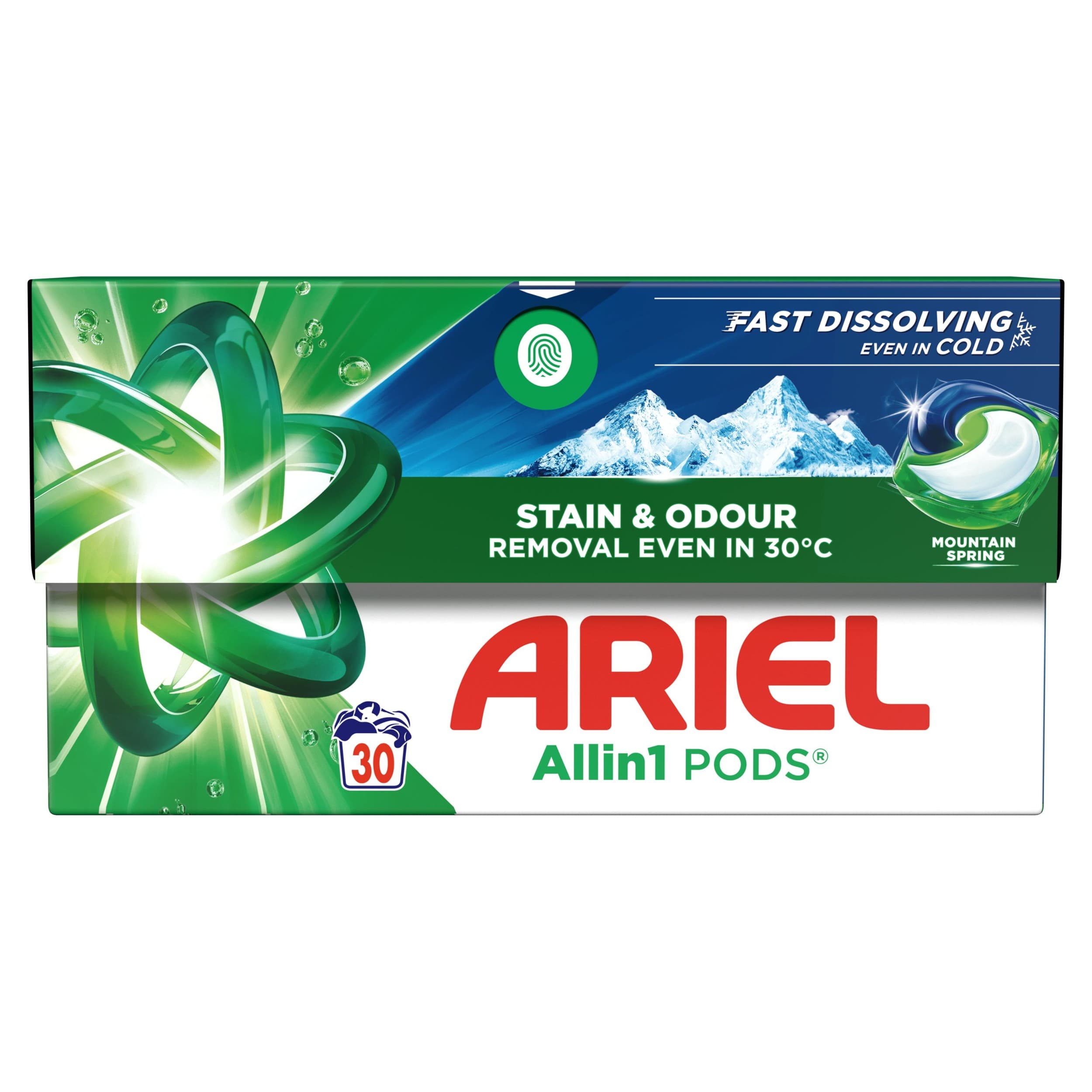 Ariel Gelové Kapsle Fresh Alpine 30 dávek