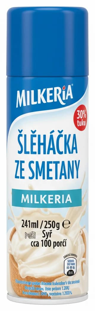 Šlehačka ze smetany Milkeria