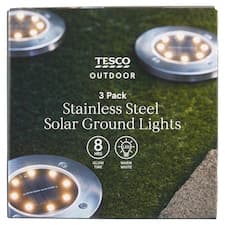 Outdoor Solární LED svítidla do země 3 ks