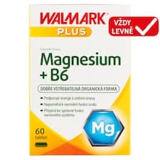 Walmark Plus Magnesium + B6 doplněk stravy 60 tablet 72,0g
