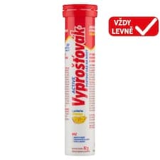 Vitar Vyprošťovák active s příchutí citronu 20 šumivých tablet 82g