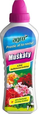 Agro Muškáty a jiné balkónové květiny 1.0 l