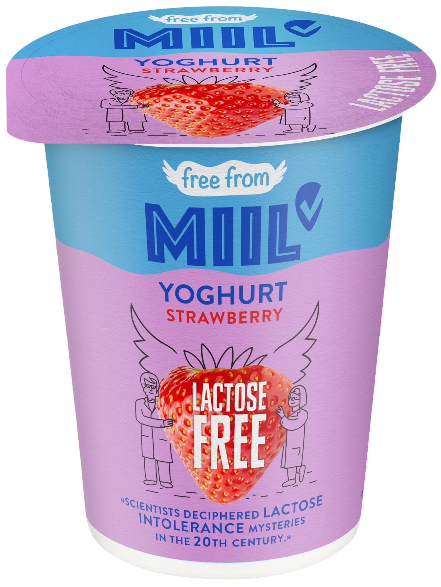 Miil Krémový jogurt jahoda bez laktózy