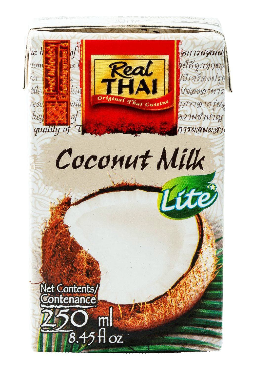 Real Thai Kokosové mléko light 250 ml