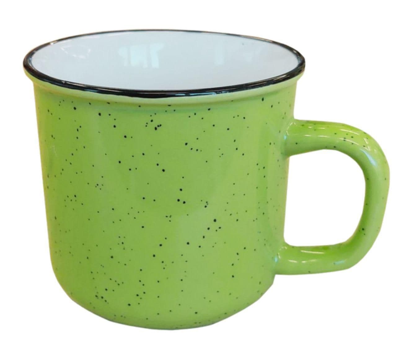 Hrnek keramický světle zelený 450ml