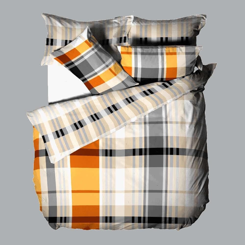 Povlečení KREP 140x200 TOP CLASS - Orange kube