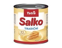 Tatra Salko mléko zahuštěné slazené 8 % chlaz. 6 x 1 kg
