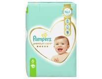 Pampers Premium Care pleny dětské S6 38 ks