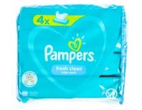 Pampers Fresh Clean dětské vlhčené ubrousky 4 x 52 ks