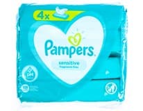 Pampers Sensitive dětské ubrousky vlhčené 4 x 52 ks