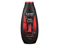 Lilien Dark Red 2v1 Sprchový gel pánský 400 ml
