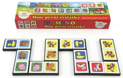 Teddies Domino Moje první zvířátka 28ks