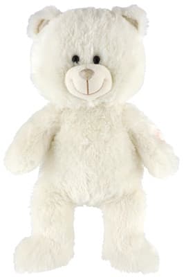 Teddies Snílek medvěd bílý plyš 40cm