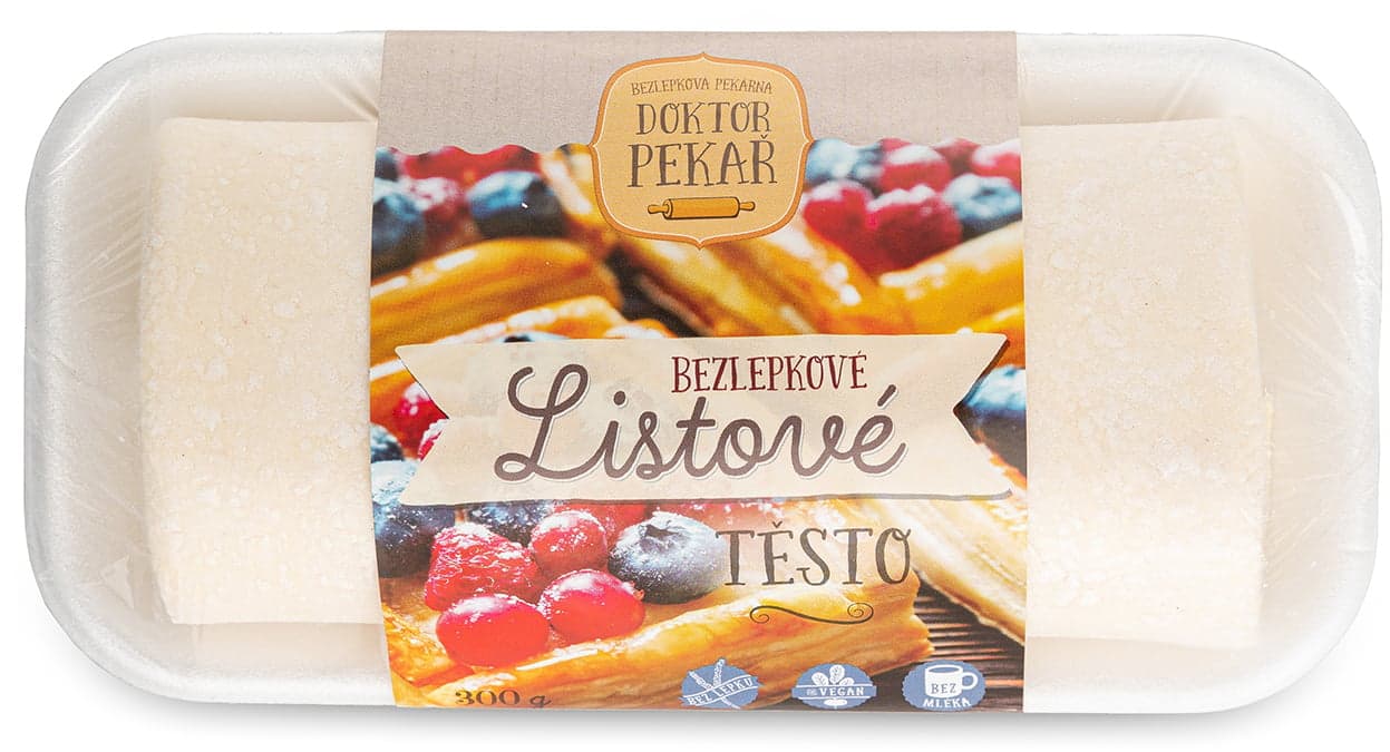 Doktor Pekař Bezlepkové listové těsto
