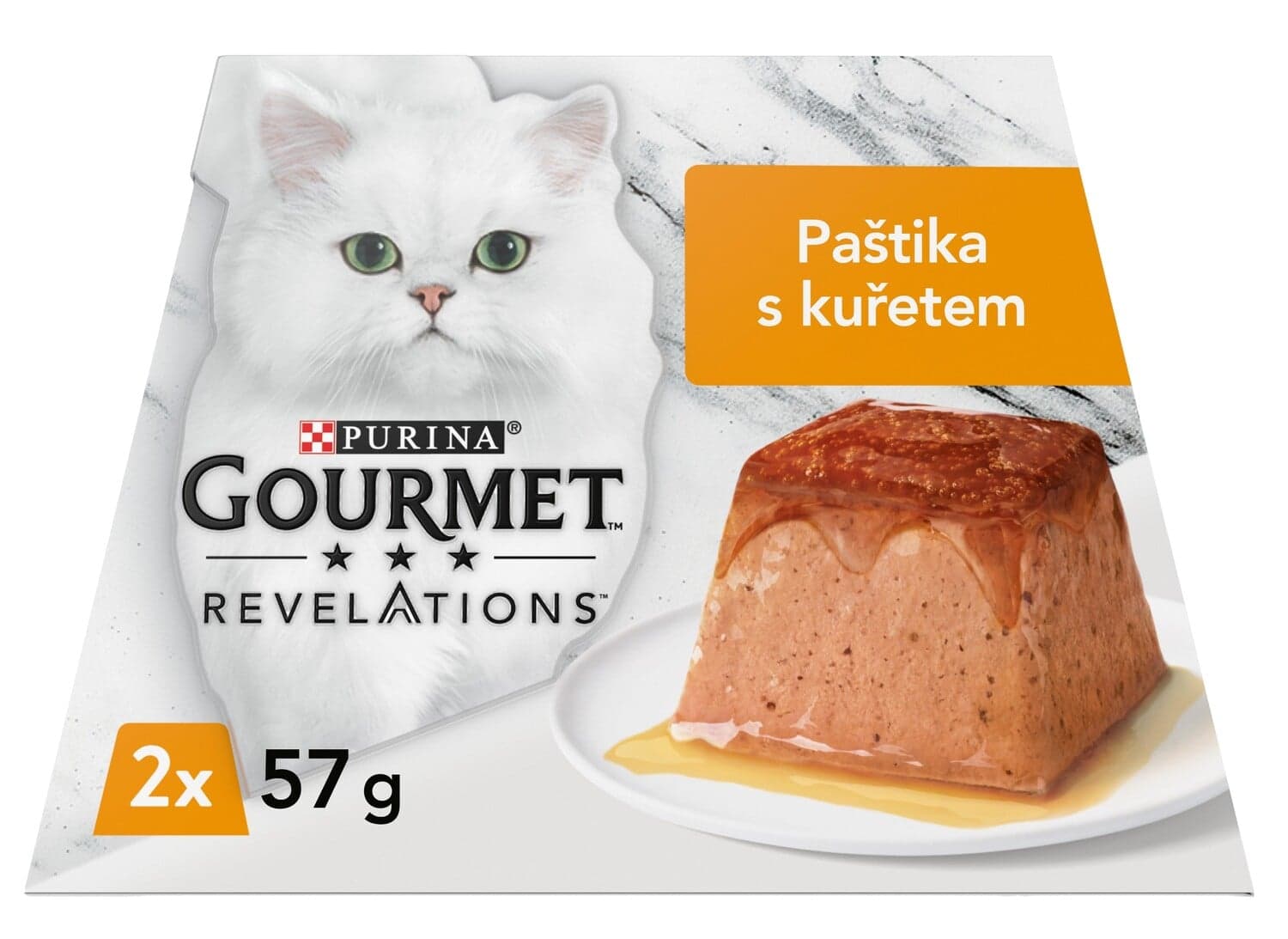 Gourmet Revelations pro kočky kuře paštika v omáčce 2×57 g