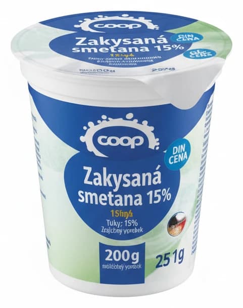 Zakysaná smetana 15% 200g