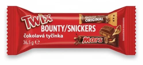 Twix/Bounty/Mars/Snickers Čokoládová tyčinka
