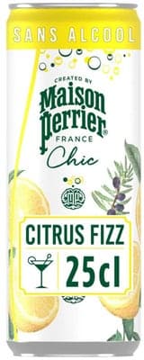 Perrier Maison Chic Citrus Fizz, plech