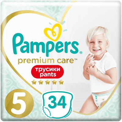 Pampers Pants Premium Care Plenkové kalhotky vel. 5 (12-17kg)