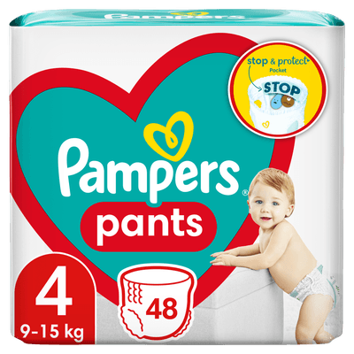 Pampers Pants Plenkové kalhotky vel. 4 (9-15 kg)