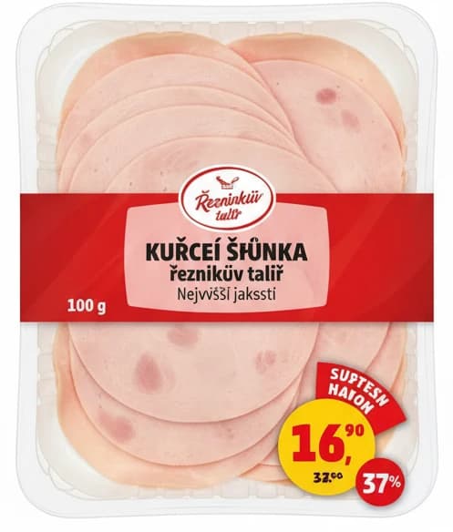 Kuřecí šunka Řezníkův talíř
