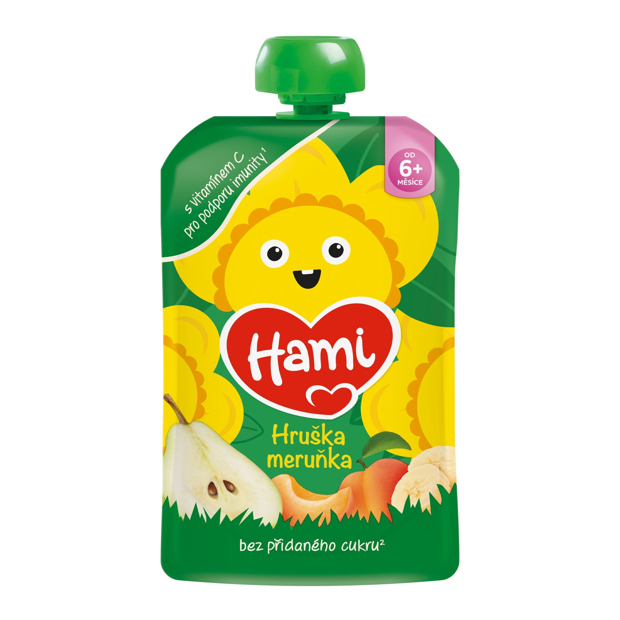 Hami Příkrm Jablko hruška banán meruňka 100g