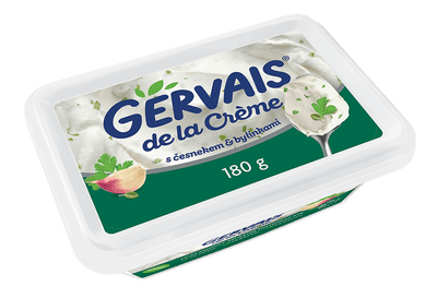 Gervais de la Créme s česnekem a pažitkou