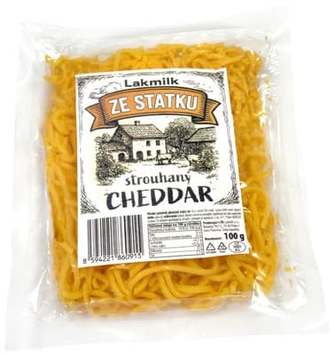 Lakmilk Cheddar, strouhaný