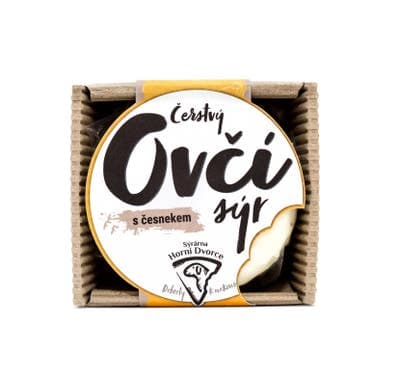 Statek Horní Dvorce Čerstvý ovčí sýr s česnekem