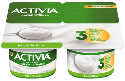 Activia Probiotický jogurt bílý 4x120g