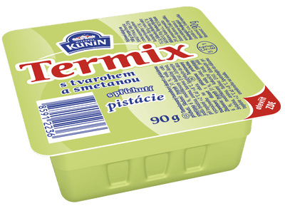 Mlékárna Kunín Termix s příchutí pistácie
