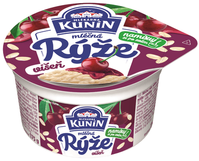 Mlékárna Kunín Mléčná rýže višeň