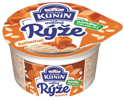 Mlékárna Kunín Mléčná rýže karamel