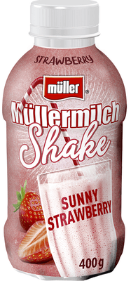 Müllermilch Mléčný nápoj jahodový shake