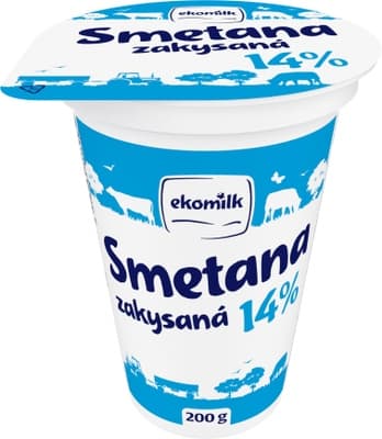 Ekomilk Zakysaná smetana 14%