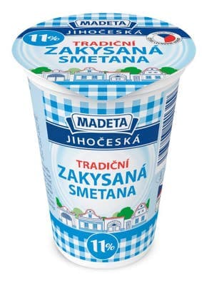 Madeta Jihočeská zakysaná smetana 11%