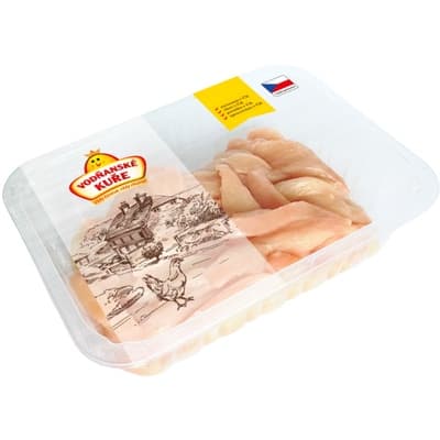 Vodňanské Kuře Kuřecí nudličky z prsních řízků