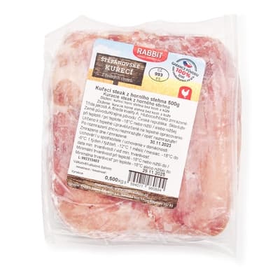 Kuřecí steak z horního stehna, mražený