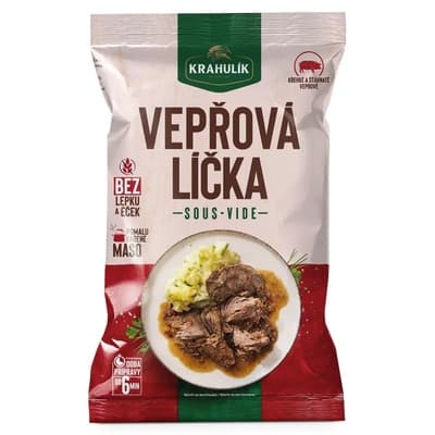 Krahulík Vepřová líčka Sous-vide