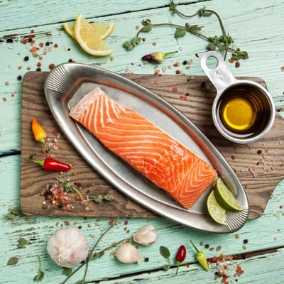 FISH&FRESH Norský losos filet s kůží 200.0 g