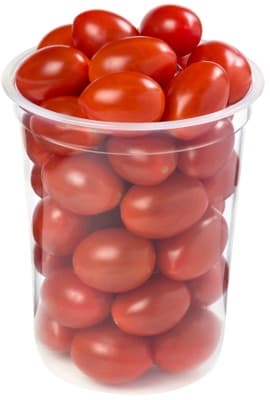 Rajčata cherry červená oválná, kyblík