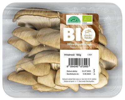 České houby BIO Hlíva ústřičná, vanička