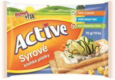 Bonavita Active Křehké plátky sýrové