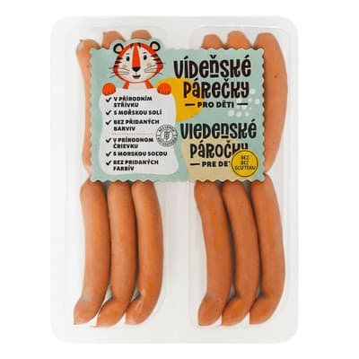 Bilbo Vídeňské párky pro děti 300.0 g