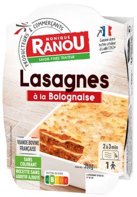 Monique Ranou Lasagne Bolognese 350.0 g