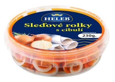Heleb Sleďové rolky s cibulí