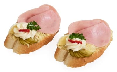 Lahůdky Palma Chlebíčky šunkové, 2x93g