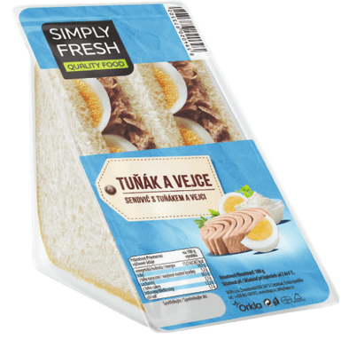 Simply Fresh Sendvič s tuňákem a vejcem