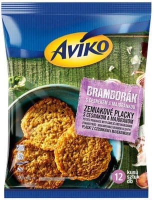 Aviko Bramborák s česnekem a majoránkou